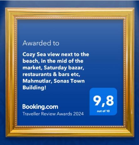 Cozy Sea View Next To The Beach, In The Mid Of The Market, Saturday Bazar, Restaurants & Bars Etc, Alanya Mahmutlar! Exterior photo